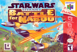 Star Wars Episode I Racer box art for Nintendo 64
